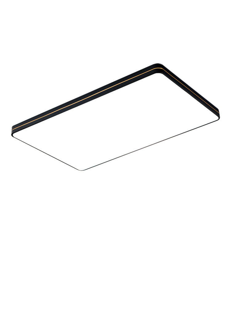 Minimalist Living Room Lamp, Ceiling Lamp, Main Lamp, Modern, Simple and Elegant, Ultra-Thin Eye Protection, Rectangular Office Lighting Package