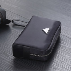 Men's hand bag holding hand -holding handbags, handbags, handbag mobile phone wallets, long zipper Oxford cloth canvas small