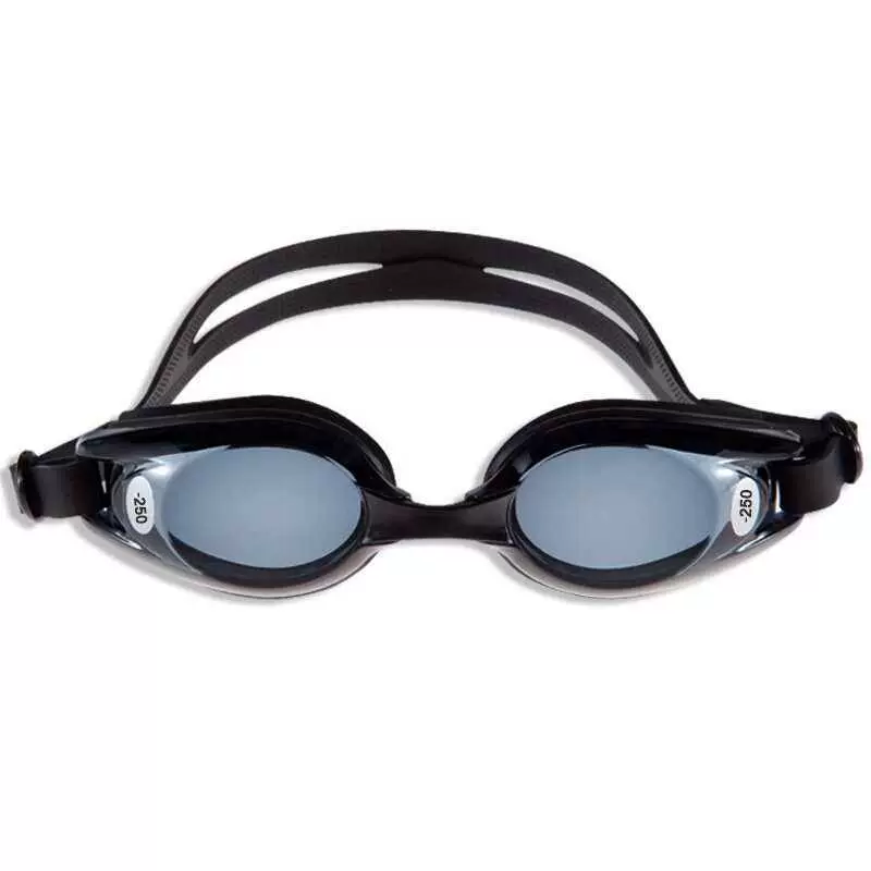 Kính bơi cận thị Qihai QIHAI unisex có kính bơi độ 1518 màu đen 250 độ - Goggles
