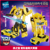 Hasbro Transformers Leader Challenge Samurai-level Bumblebee Step-by-Step Bumblebee Spot