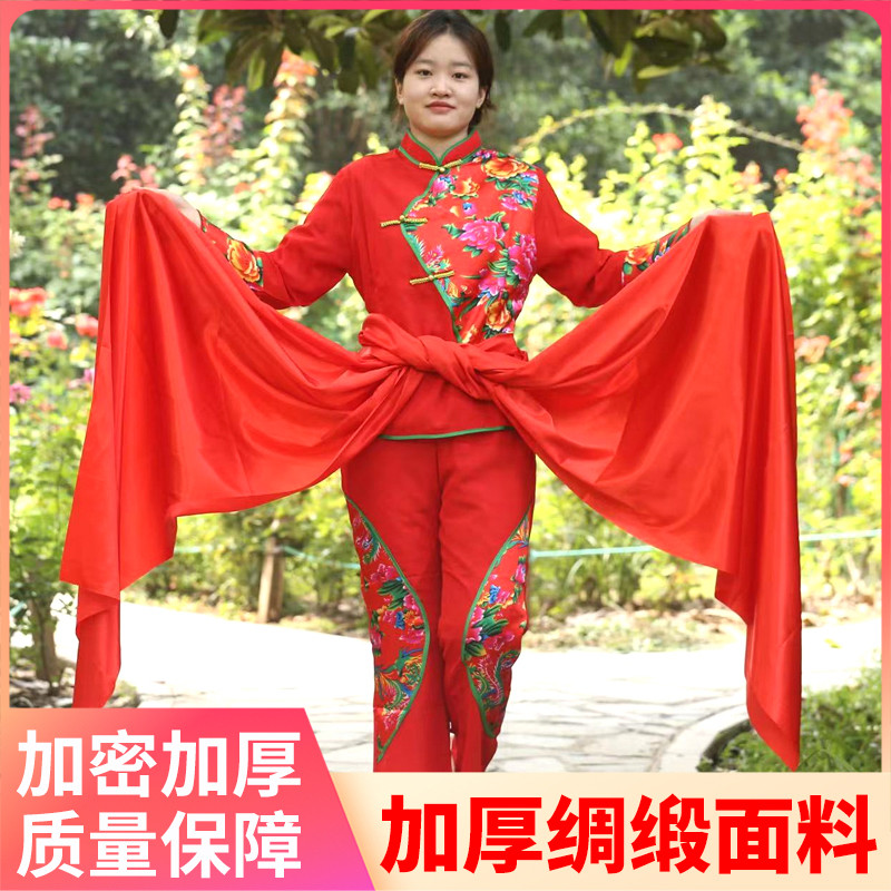 秧歌舞必备神器!红绸带舞蹈绸子让舞台更耀眼 -广场舞配件-淘宝好物网