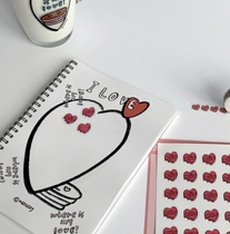 naiyoustore Korea Transparent Sticker mazzzzy Muffin Cake Cherry Love