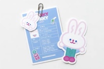 Naiyoustore Korea trf party profiled sticker bunny fruit sold out