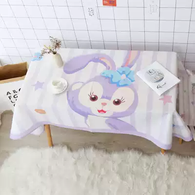 Stingdele tablecloth linen fabric coffee table living room Cute dining table makeup desk ins students fresh waterproof dirt