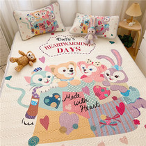 Star Della Latex Cool Mat Three Sets Dafu Cartoon Cute Children Teenage Girl Summer Air Conditioning Soft Mat Dormitory Washed Double