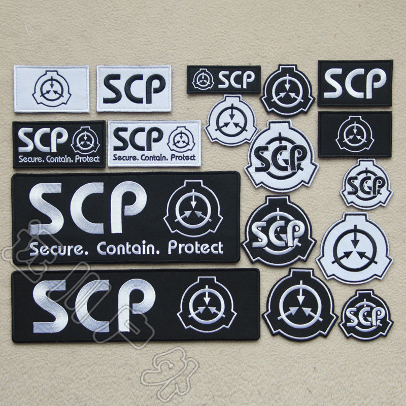 SCP Foundation Supernatural phenomenon Foundation Embroidery Magic Sticker Chapters of Personality Decorations with Decorative Sticker