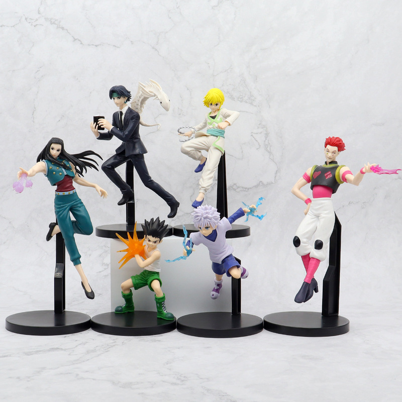 Full-Time Hunter Anime Figure Battle Todoroki Kageyama Kuroi Mira Pikasi Sisoku Model Ornament Full-Time Hunter Anime Figure Battle Todoroki Kageyama Kuroi Mira Pikasi Sisoku Model Ornament