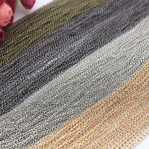 3MM metal 3 mm small chain iron chain sub light golden thin chain clothing accessories DIY handmade