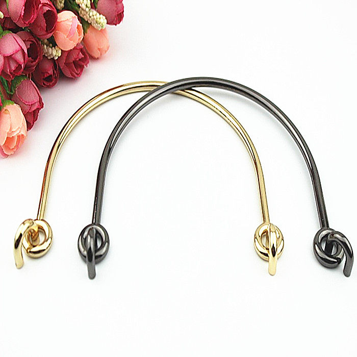 Bag Metal Handle Accessories Handle Hardware Accessories DIY Bag Accessories Light Gold Bag Handle Handle