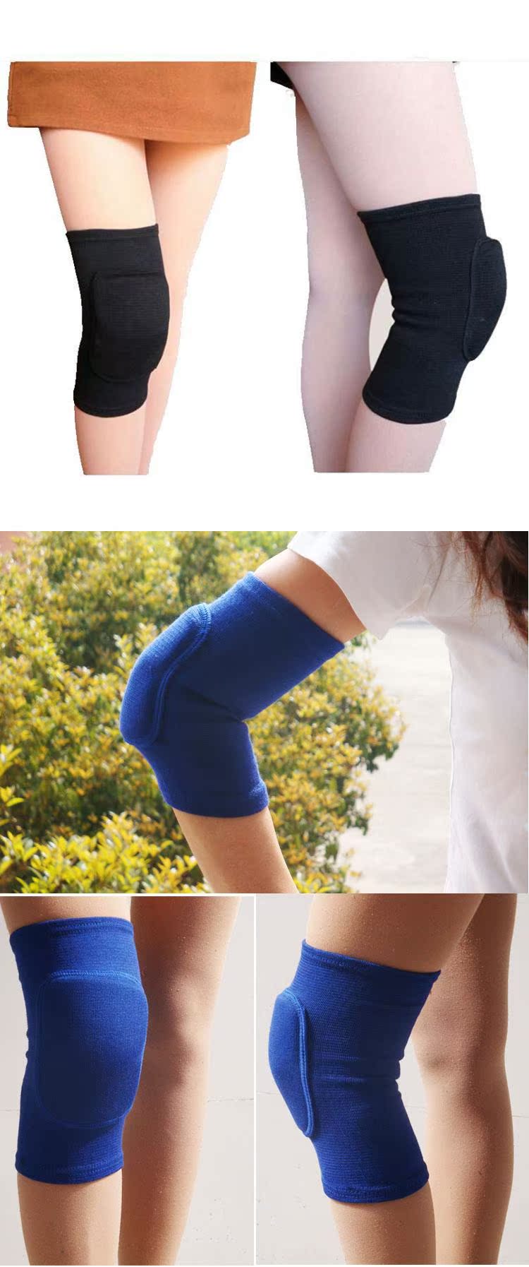 Nhảy thể thao miếng đệm đầu gối miếng bọt biển bảo vệ đầu gối nhảy chống rơi đặc biệt squat dày trẻ em và nam giới và phụ nữ miếng đệm khuỷu tay vớ băng đầu gối