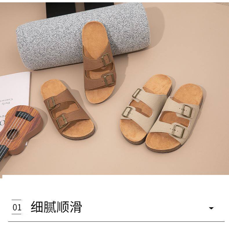 Women\'s Leather Sandals: Genuine Leather & Flat Sole - Taobao product photo 8