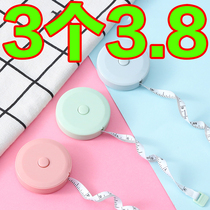 Small tape measure leather ruler meter ruler soft ruler waist circumference ruler portable mini high-precision leather tape measure for tailors to measure clothes