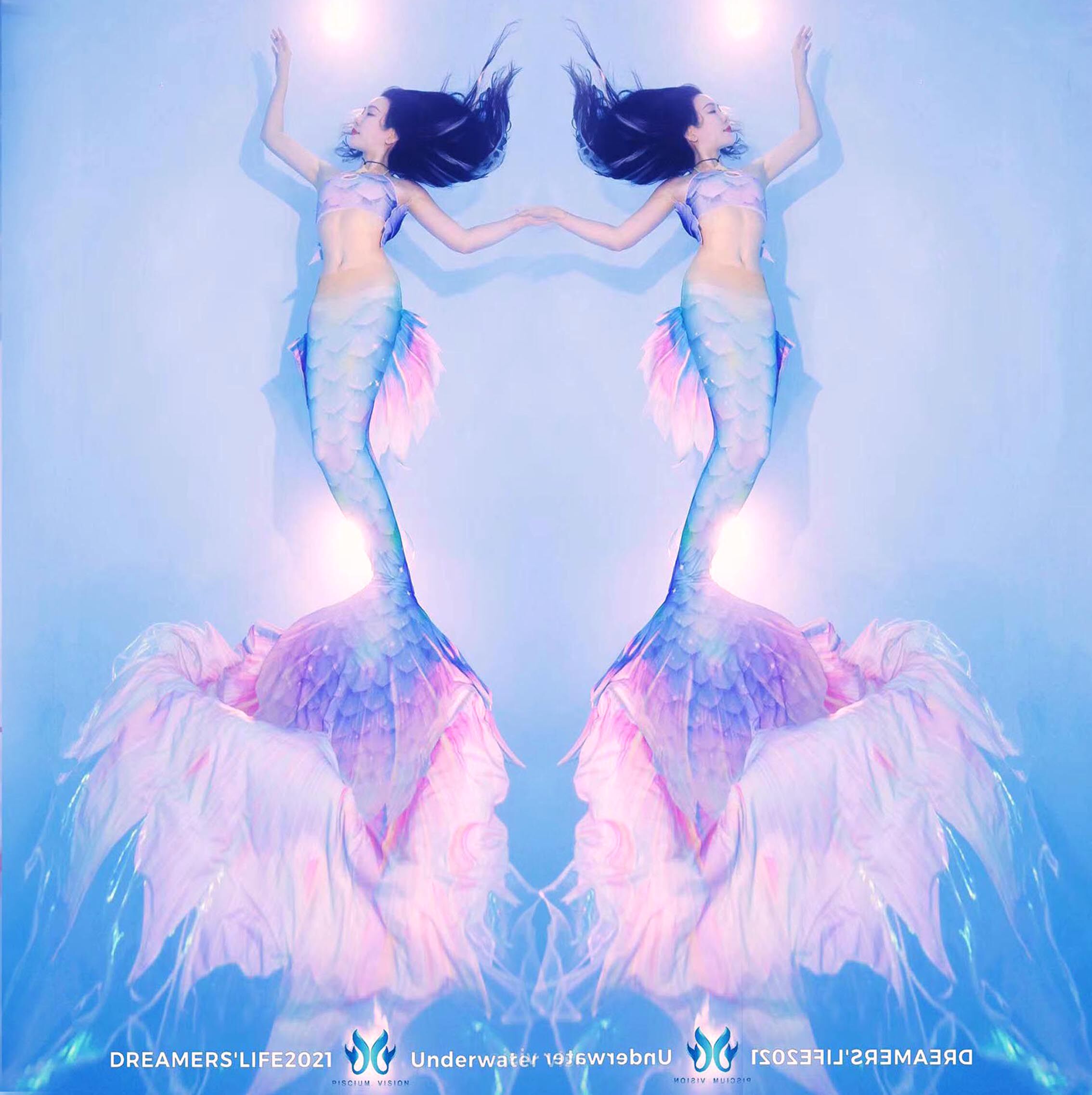 Whale song a love letter original mermaid tail custom high-quality free diving photo swimsuit big tail