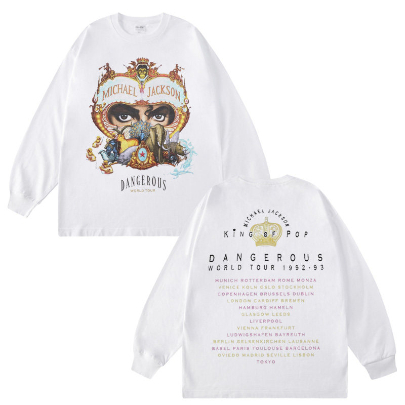 Michael Jackson Vintage Tee 迈克尔杰克逊同款 短袖 T恤 长袖 4