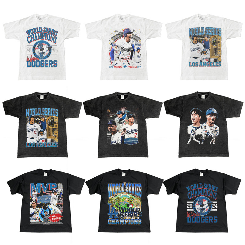 2024 Mvp Baseball Dodgers ‌ Freddie Freeman Shohei Ohtani Short-Sleeved T-Shirt