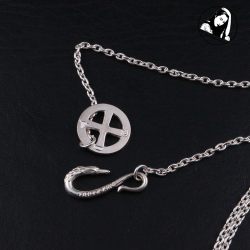 伊瓦岚 Старший ученик Такахаши Горо YWL TADY KING EAGL HEACK КРУМКИ КРУГКА Тонкая кленовая цепь серебряный серебряное ожерелье