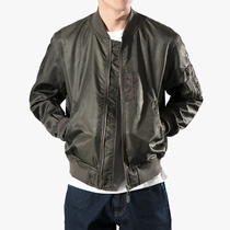 Autumn new jacket Mens thin American fashion brand MA1 Air Force bomber jacket slim baseball jacket