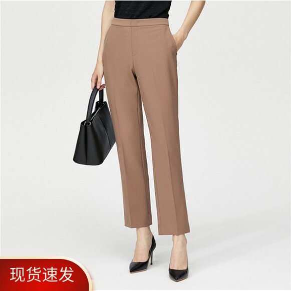 PORTS Bao Tse Women's Clothing 2021 Autumn and Winter New Simple Commuter Direct Leisure Trousers ALM9P012NWQ088