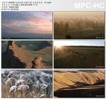 Hexi Corridor Silk Road Great Northwest scenery A set of high-definition real shot video footage