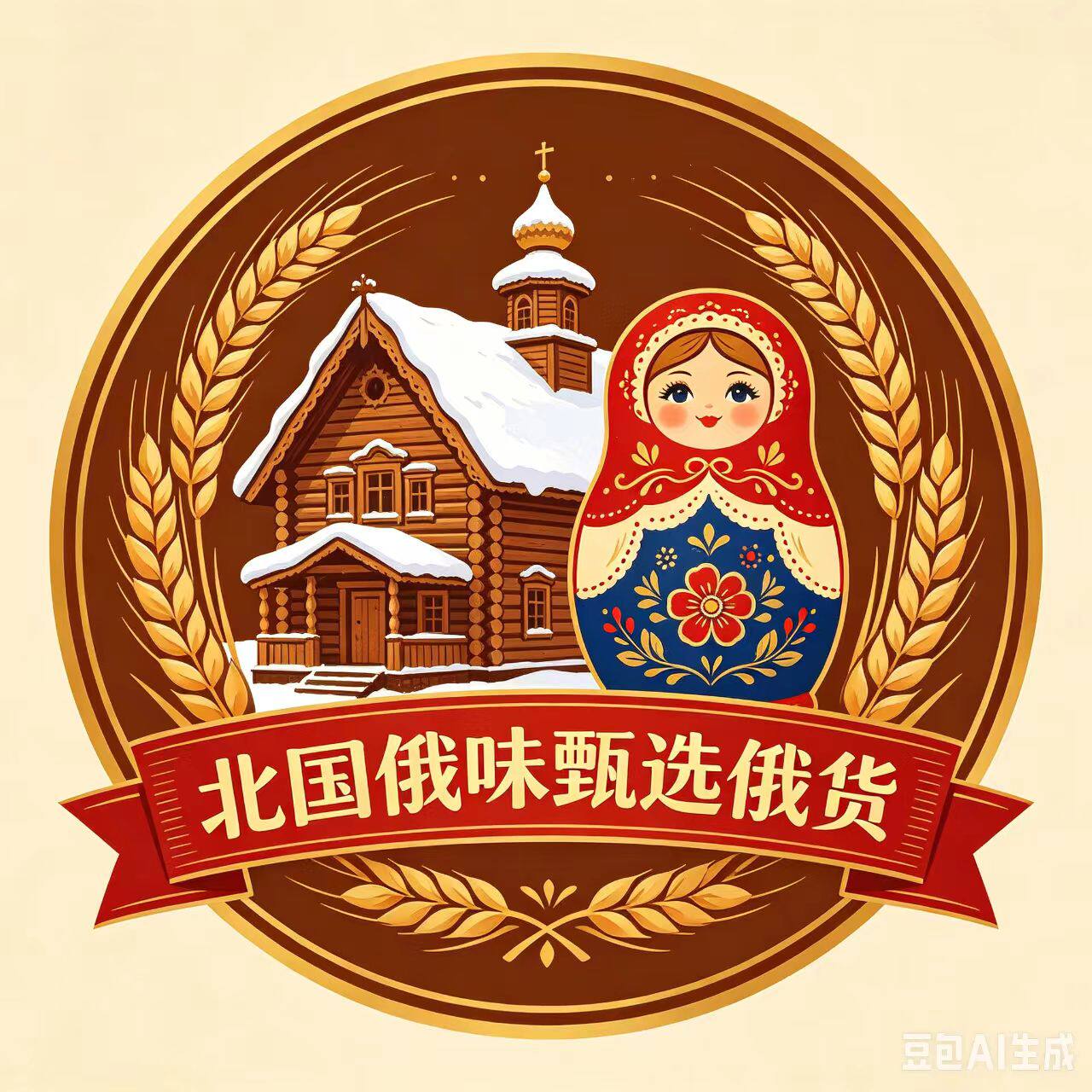 北国俄味甄选的LOGO