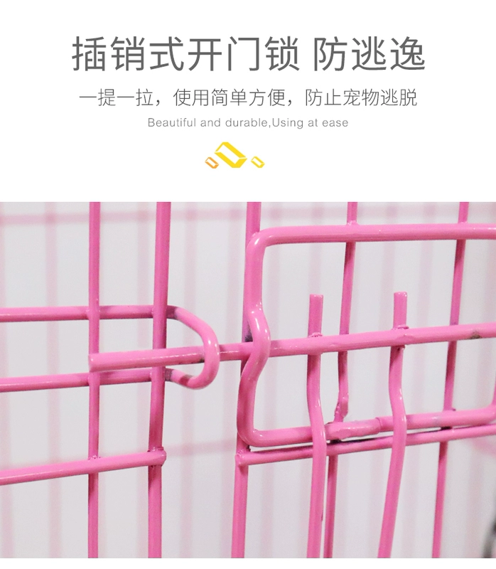 Sơn ống vuông ba lớp mèo lồng mèo lớn Tân Cương vận chuyển không phân phối chiếu - Cat / Dog hàng ngày Neccessities bình nước treo chuồng