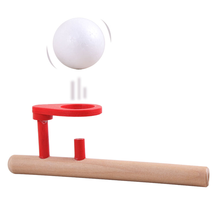 Blow ball instrumental blow ball game Sensory Equipment Suspended Prop Kindergarten Wise to develop Wooden Children Early Education Toys-Taobao