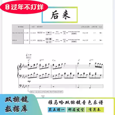 (Buy one get one free) Later, Liu Ruoying Mountain Ye double-row key sound soft sound source has fan play with accompaniment