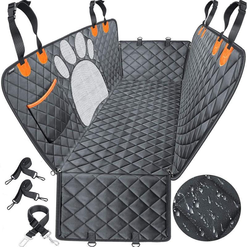 Pet Car Seat Mat, Car Travel Essential, Dog Seat Mat, Rear Seat Dog Bed, Anti-Dirt Mat for Dogs