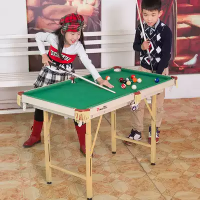 Children's pool table home liftable folding large American English table tennis kids under 5 years old billiard table