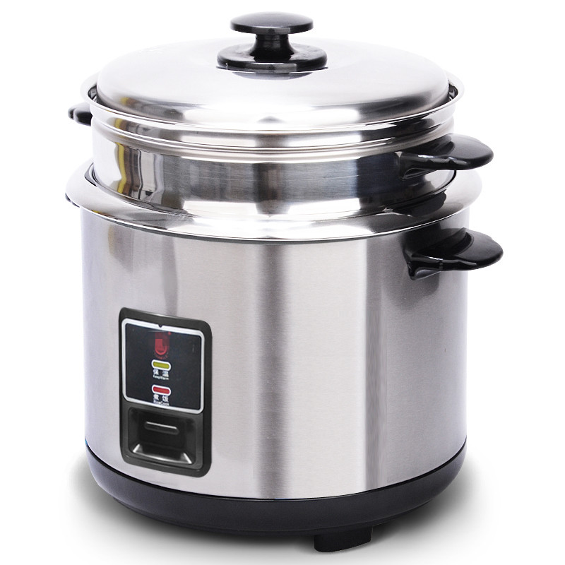 Official flagship store Triangle brand stainless steel rice cooker old-fashioned household 3 liters 4-5 people thickened liner external