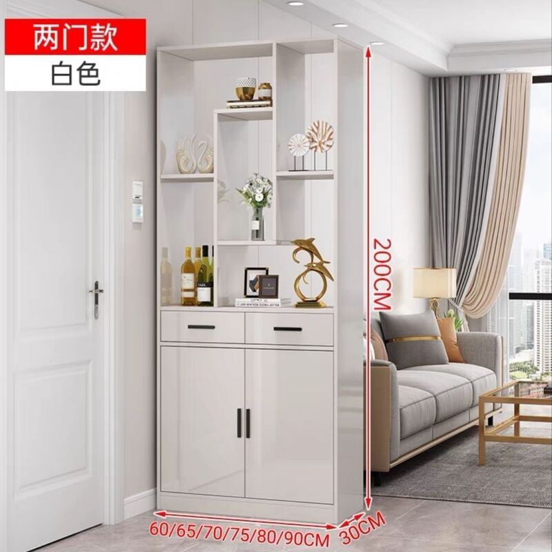 Modern Minimalist Entryway Cabinet with Screen, Living Room Partition, Storage Rack, and Integrated Shoe Cabinet
