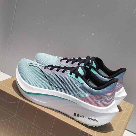 飞电5C春秋款体育碳板跑鞋2025学生版爆款轻量减震回弹推进跑步鞋