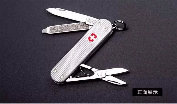 Victorinox Swiss Army Dao chính hãng hợp kim nhôm xử lý đa chức năng gấp 58MM model 0,621,26 tìm mua dao xếp đa năng