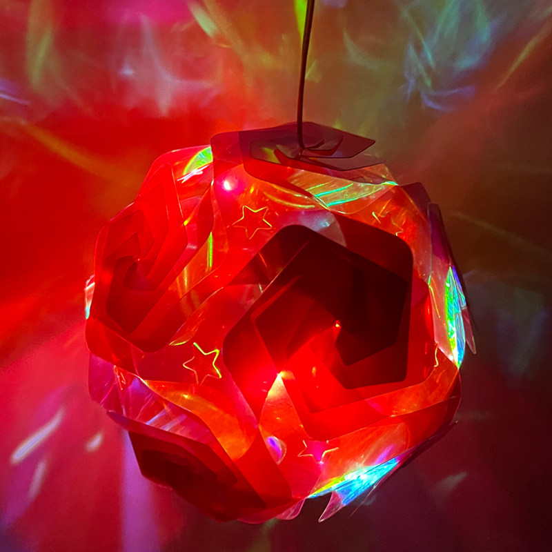 Spring Festival Night Market Pendulum Beach Art Flash Dazzling Laser Hand Lantern LedPVC Gold Light Film Children Hand Lanterns-Taobao