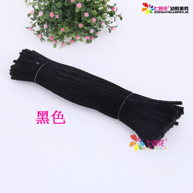 Màu ngọn tóc xoắn thanh gốc Mẫu giáo sáng tạo trẻ em câu đố thủ công DIY nguyên liệu sản xuất đồ chơi nấu ăn