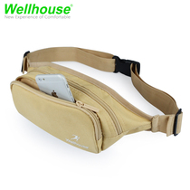 Wellhouse sports fanny pack Mobile phone bag Outdoor running and cycling multi-function breathable leisure bag Oxford waterproof