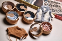 Dog eggs good things recommended baby clothes Knitting tools copper gourd buckle 20 pieces per can into 4 colors