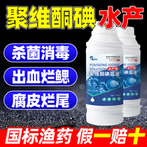 Povidone iodine aquaculture disinfectant Fish turtle shrimp crab fish pond shellfish Aquatic complex iodine sterilization disinfectant