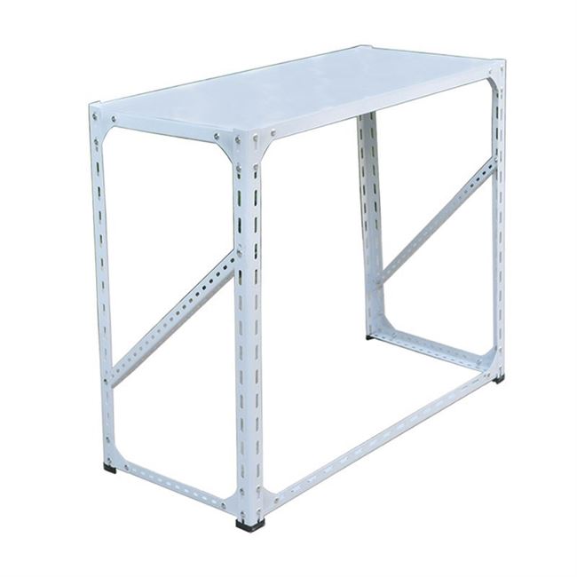 Kệ sắt thép một lớp kệ thép góc kệ một lớp bàn làm việc hộ gia đình bàn đóng gói đơn giản tháo gỡ kệ - Kệ / Tủ trưng bày kệ trưng bày quần áo trẻ em