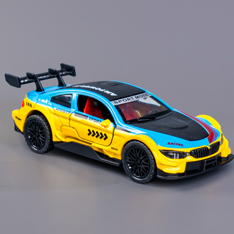 Children's Alloy Car Model, Boy's Toy Car, Realistic Openable Door Car Model, Trendy New Ornament