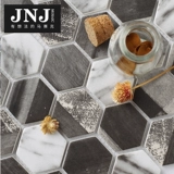 JNJ Стеклянная мозаика туалетная плитка фона стена наклейка гостиная телевизор простая современная балкона кухня головоломка