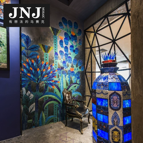 JNJ Мозаичная плитка фона стена популярность телевизионная крыльца простая и современная загадка картина каркаса Seno Vientiane