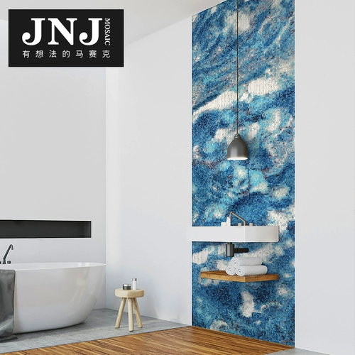 JNJ Мозаичная плитка фон стена популярность телевизионная крыльца Простая современная загадка срезан