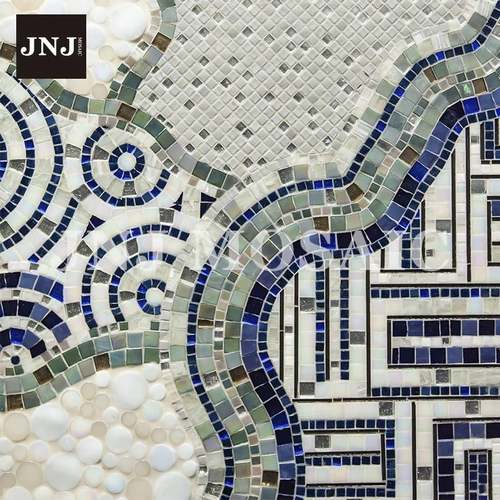 JNJ Мозаичная плитка фон стена популярность телевизионная крыльца Простая современная загадка сдвиг