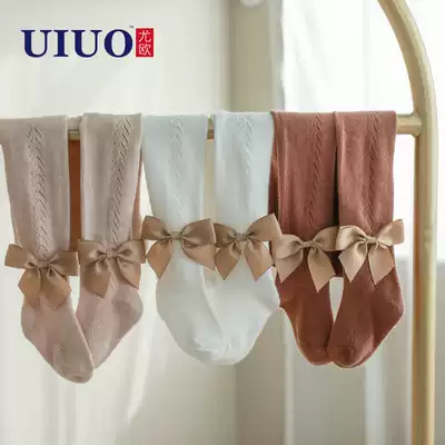 Baby pantyhose spring and autumn cotton girls socks summer thin baby pants big pp pants socks