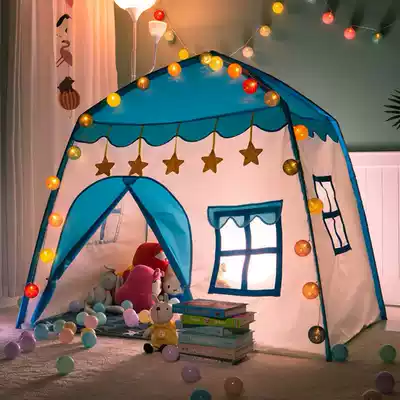 Children's tent Indoor dress up house wine game house Princess house Little girl toy castle Baby sleeping bed artifact