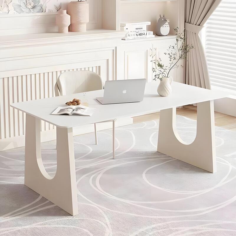 Light Luxury Cream Style ins Style Slate Computer Desk Student Modern Minimalist Bedroom Study Desk Study Table