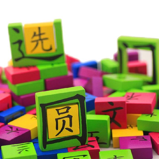 Trẻ em câu đố giáo dục sớm biết chữ domino khối đồ chơi học tập nhân vật gốc Trung Quốc giáo viên mẫu giáo - Khối xây dựng shop đồ chơi domino