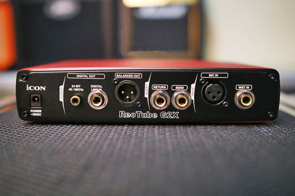 iCON Aiken ReoTube G2X human sound instrument digital front pressure limited vacuum tube microphone amplifier