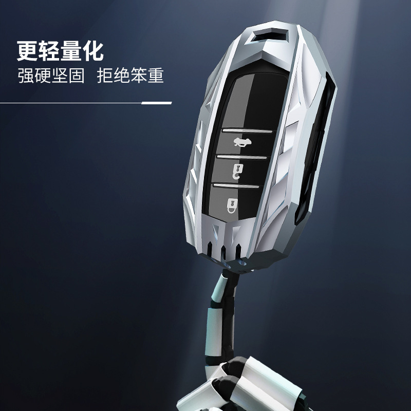Suitable for Toyota Highlander, Prado, Corolla, Levin, Crown, Alphard, Rav4 Armored Key Case Cover Suitable for Toyota Highlander, Prado, Corolla, Levin, Crown, Alphard, Rav4 Armored Key Case Cover